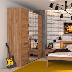 АФИНА А11а Шкаф для одежды (крафт) в Режи - rezh.mebel24.online | фото 2