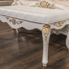 Банкетка Натали (белый глянец) в Режи - rezh.mebel24.online | фото 4