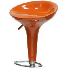 Барный стул Barneo N-100 Bomba оранжевый глянец в Режи - rezh.mebel24.online | фото 2