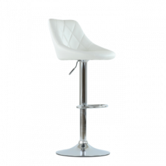 Барный стул Barneo N-83 Comfort (Комфорт) белый в Режи - rezh.mebel24.online | фото