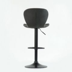 Барный стул Barneo N-86 Time / Black / VPU Dark Gray Vintage серый винтаж 970-11 в Режи - rezh.mebel24.online | фото 2