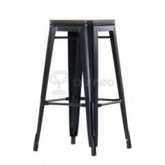 Барный табурет Barneo N-237 Tolix style Wood (цвет RAL) в Режи - rezh.mebel24.online | фото