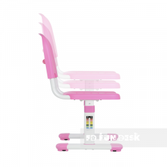Комплект парта + стул трансформеры Cantare Pink в Режи - rezh.mebel24.online | фото 7