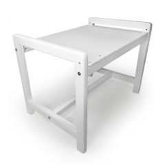 Детский растущий комплект стол и два стула  Я САМ "Лофт" (Белый, Белый) в Режи - rezh.mebel24.online | фото 3
