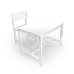 Детский растущий комплект стол и стул Я САМ "Лофт" (Белый, Белый) в Режи - rezh.mebel24.online | фото 1