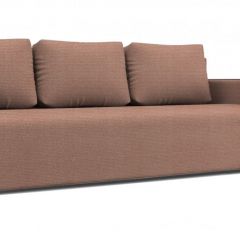 Диван Алиса 4 Shaggy DESERT - Teos Dark Brown в Режи - rezh.mebel24.online | фото