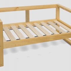 Диван двухместный DEmoku Д-2 (Беж/Белый) в Режи - rezh.mebel24.online | фото 3