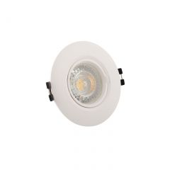 DK3028-WH Встраиваемый светильник, IP 20, 10 Вт, GU5.3, LED, белый, пластик в Режи - rezh.mebel24.online | фото 3