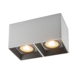 DK3035-WB Светильник накладной IP 20, 10 Вт, GU5.3, LED, белый/черный, пластик в Режи - rezh.mebel24.online | фото 2