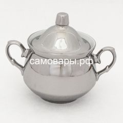 Электрический самовар на 3 литра из латуни никелированный формы "Желудь" в наборе №1 с защитой от выкипания в Режи - rezh.mebel24.online | фото 4