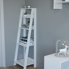 Этажерка лофт (белый) в Режи - rezh.mebel24.online | фото 2