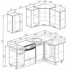 Кухонный гарнитур угловой Бланка 2000х1200 (Стол. 26мм) в Режи - rezh.mebel24.online | фото 2