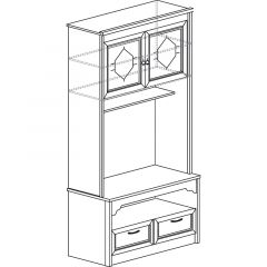 Гостиная Флоренция 4 Дуб оксфорд в Режи - rezh.mebel24.online | фото 7