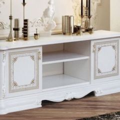 Гостиная Грация (комплект) белый/золото в Режи - rezh.mebel24.online | фото 2