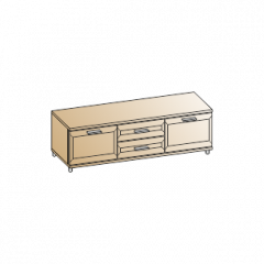 Гостиная Мелисса Композиция 10 (Снежный Ясень) в Режи - rezh.mebel24.online | фото 5