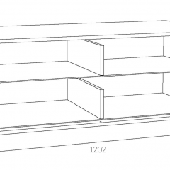 НМ 040.48 Х Тумба ТВА "Оливия" (Белое дерево/Дуб Сонома) в Режи - rezh.mebel24.online | фото 3