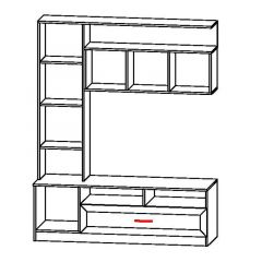 ПРАГА Гостиная (модульная) в Режи - rezh.mebel24.online | фото 7