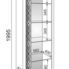 Гостиная Скарлетт (Бодега светлая) в Режи - rezh.mebel24.online | фото 5