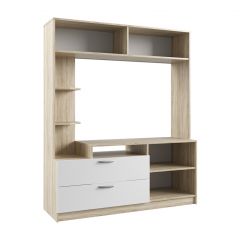 СОФИ Гостиная (модульная) дуб сонома/белый глянец в Режи - rezh.mebel24.online | фото 6