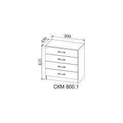 СОФИ Гостиная (модульная) дуб сонома/белый глянец в Режи - rezh.mebel24.online | фото 15