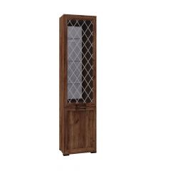 Гостиная София СП-4 Пенал с витриной МДФ Дуб крафт табачный в Режи - rezh.mebel24.online | фото