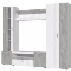 Гостиная Соло (Анкор Светлый/Бетонный Камень) в Режи - rezh.mebel24.online | фото 2
