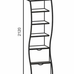 Киви №11 Пенал с 2мя ящ., (ЛДСП молочный дуб/лайм) в Режи - rezh.mebel24.online | фото 2