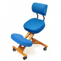Коленный стул со спинкой Smartstool KW02В + Чехлы в Режи - rezh.mebel24.online | фото 2