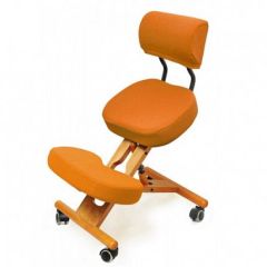 Коленный стул со спинкой Smartstool KW02В + Чехлы в Режи - rezh.mebel24.online | фото 4