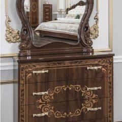 Комод 4 ящика с Зеркалом Патрисия (караваджо) в Режи - rezh.mebel24.online | фото