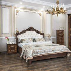 Комод 4 ящика с Зеркалом Патрисия (караваджо) в Режи - rezh.mebel24.online | фото 4