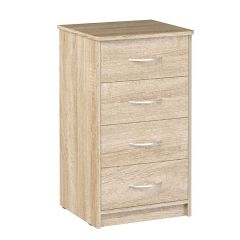 Комод 480 с 4-ящиками (Дуб сонома светлый) в Режи - rezh.mebel24.online | фото