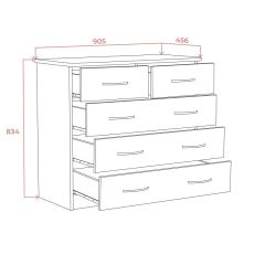 Комод 900 (Дуб сонома светлый) Эко в Режи - rezh.mebel24.online | фото 2