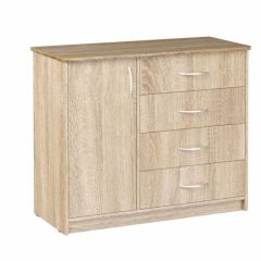 Комод Фиеста (Дуб сонома светлый) Эко в Режи - rezh.mebel24.online | фото
