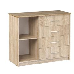 Комод Фиеста (Дуб сонома светлый) Эко в Режи - rezh.mebel24.online | фото 2