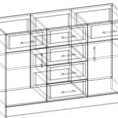 СОФИЯ Комод К1200 2Д (венге/дуб белфорт) в Режи - rezh.mebel24.online | фото 3