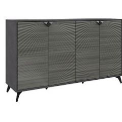 Комодино ПМ-390.03 Комод (ЛДСП Матера/МДФ Санторини темный) в Режи - rezh.mebel24.online | фото 2