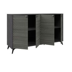 Комодино ПМ-390.03 Комод (ЛДСП Матера/МДФ Санторини темный) в Режи - rezh.mebel24.online | фото 3