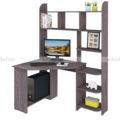 Компьютерный стол №19 (Анкор темный) в Режи - rezh.mebel24.online | фото