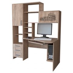 Компьютерный стол КЛ №6.0 правый (Дуб баррик) в Режи - rezh.mebel24.online | фото