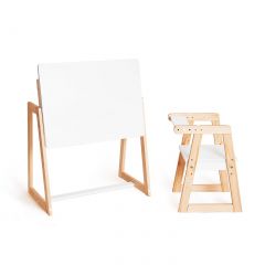 Комплект детской мебели стол и  два стула Я САМ "Лофт-Дуо" (Белый) в Режи - rezh.mebel24.online | фото 5