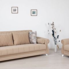 Комплект Роуз ТД 412 диван-кровать + кресло + комплект подушек в Режи - rezh.mebel24.online | фото