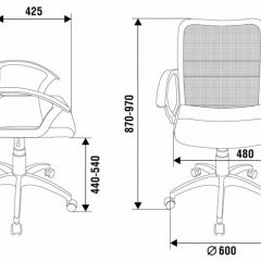 Кресло Бюрократ CH-590/BLACK в Режи - rezh.mebel24.online | фото 5