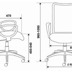 Кресло Бюрократ CH-599/R/TW-97N красный в Режи - rezh.mebel24.online | фото 3