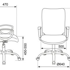 Кресло Бюрократ CH-599AXSN/32B/TW-11 черный TW-32K01 в Режи - rezh.mebel24.online | фото 4