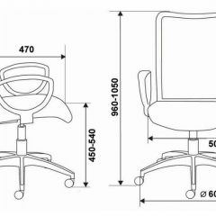 Кресло Бюрократ CH-599AXSN/TW-11 чёрный в Режи - rezh.mebel24.online | фото 3