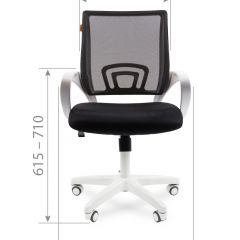 Кресло для оператора CHAIRMAN 696 white (ткань TW-10/сетка TW-05) в Режи - rezh.mebel24.online | фото 6