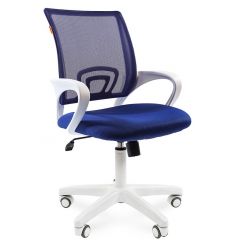 Кресло для оператора CHAIRMAN 696 white (ткань TW-10/сетка TW-05) в Режи - rezh.mebel24.online | фото