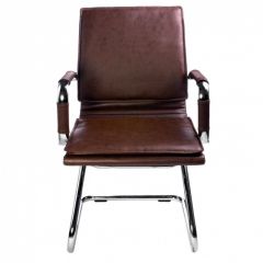 Кресло для посетителя Бюрократ CH-993-Low-V/Brown коричневый в Режи - rezh.mebel24.online | фото 4