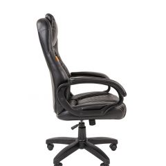 Кресло для руководителя  CHAIRMAN 432 (Экокожа черная) в Режи - rezh.mebel24.online | фото 3